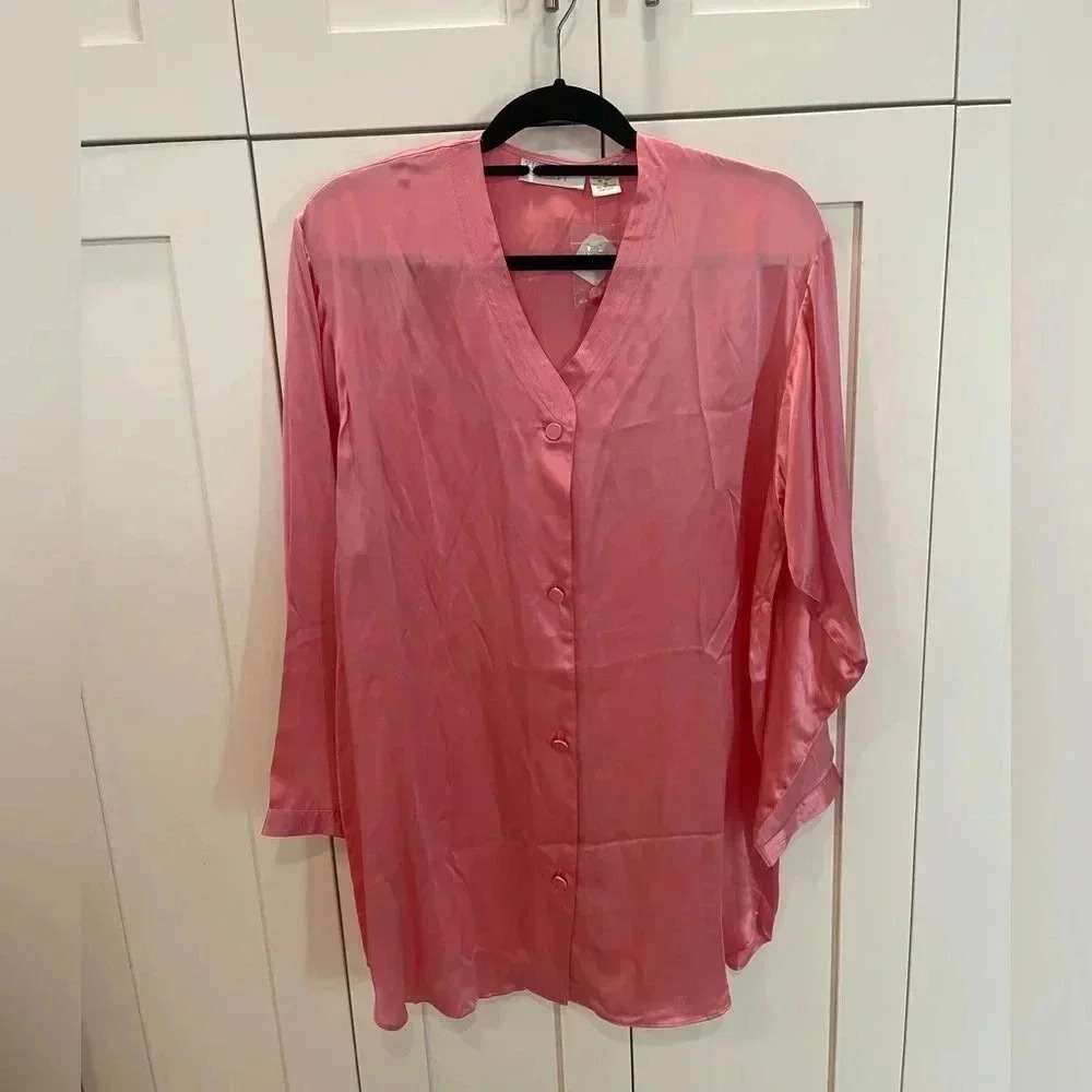 Vintage Victoria’s Secret Silk Nightgown Dress size Medium